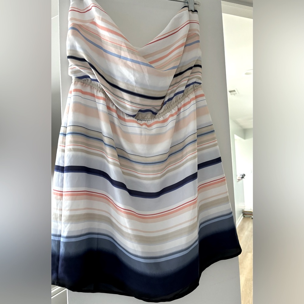 NWT WHBM Strapless dress-size large